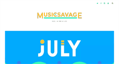 Desktop Screenshot of musicsavage.com