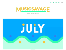 Tablet Screenshot of musicsavage.com